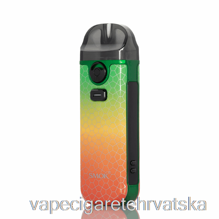 Vape Cigarete Smok Nord 4 80w Pod Kit Rasta Green Armor